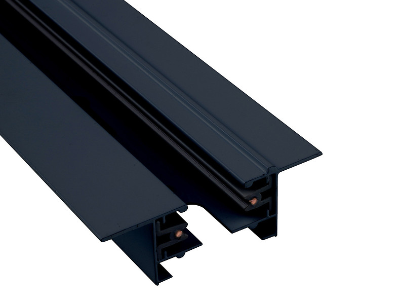 Szynoprzewód Profile Recessed Track czarny