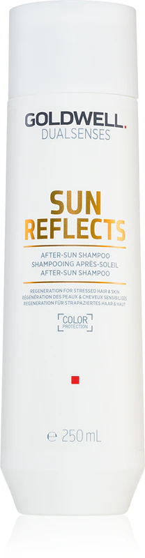 Shampoo nutritivo purificante Goldwell Dualsenses Sun Reflects para cabelos expostos ao sol