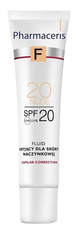 Pharmaceris F Fluid kryjący do cery naczynkowej 20 Nude