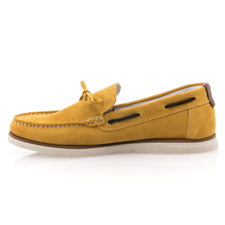 Miesten keltaiset loaferit/veneilykengät