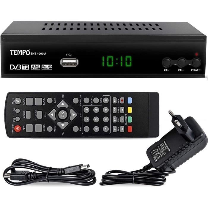 Tempo 4000 HD Digital Terrestrial Television (DTT) Decoder for TV - Full HD DTT Decoders with SCART and HDMI Connectors - Decoder, Modulator, Receiver, Box, Adaptor 37
