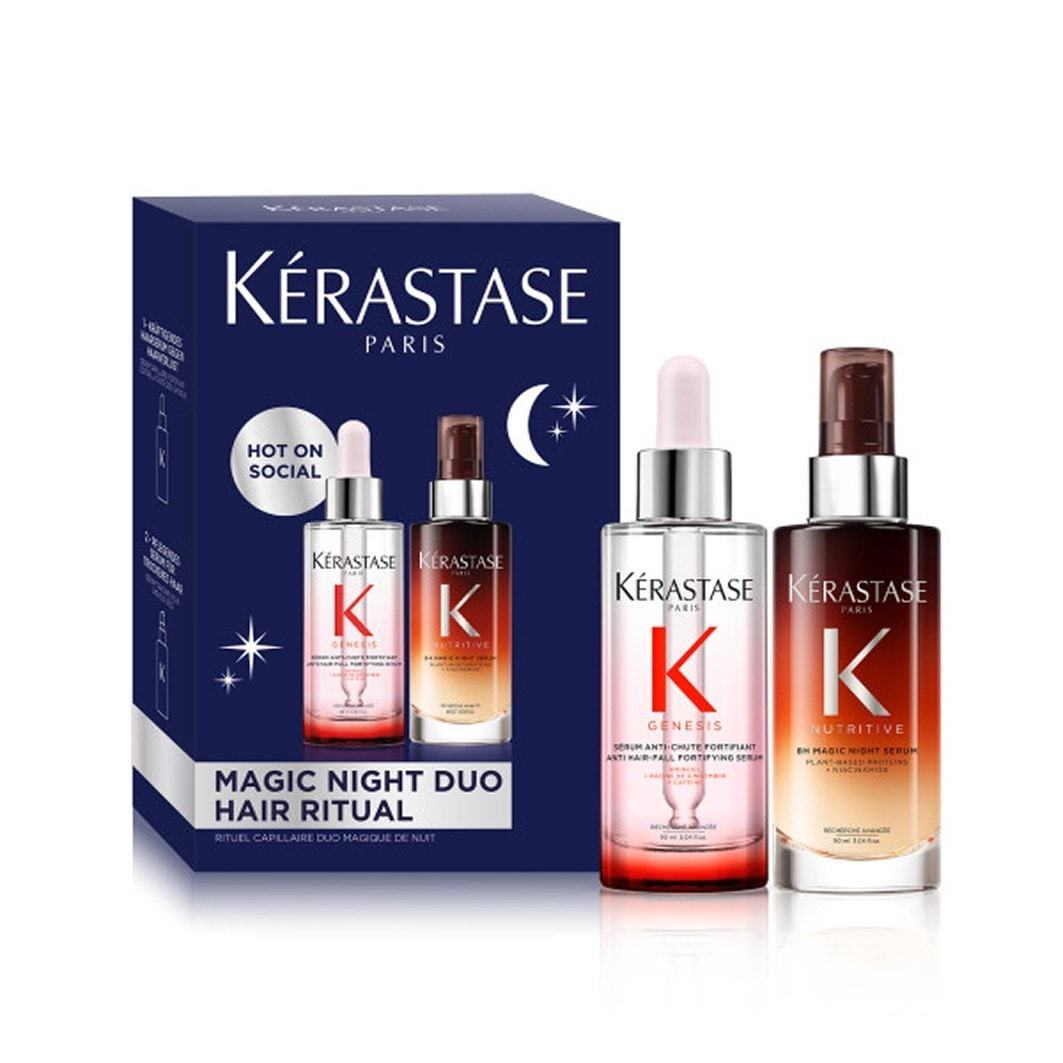 Kérastase Nutritive Magic Night Duo Box plaukų priežiūros rinkinys – plaukų ritualas – 1 dalis