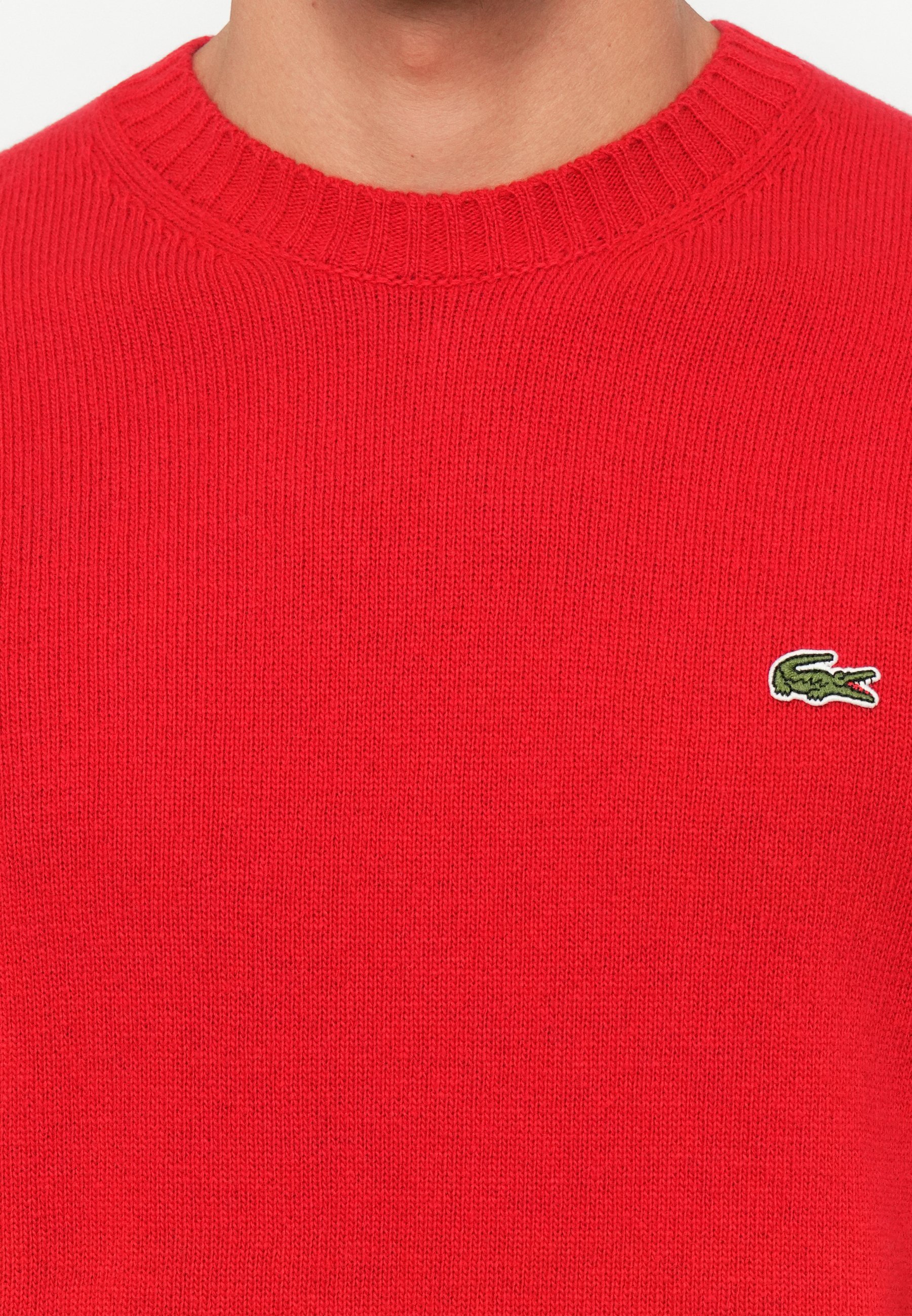 Pull Lacoste rouge