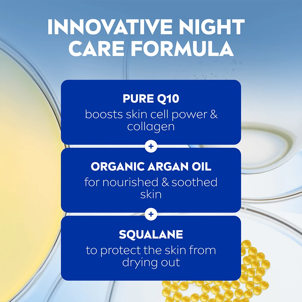 Q10 Extra Nourish dubinski obnavljajuća noćna krema 50 ml - NIVEA