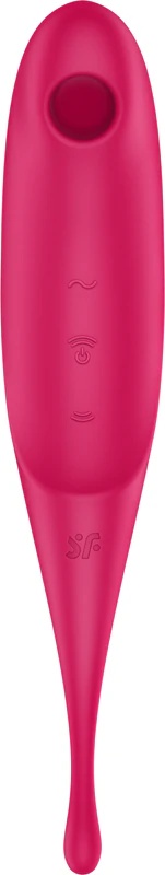 Vibrator Satisfyer TWIRLING PRO s stimulatorjem klitorisa