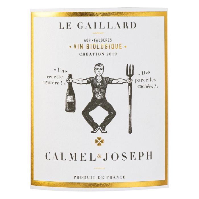 Calmel & Joseph Le Gaillard Faugères - Vino Tinto Languedoc Ecológico 2023
