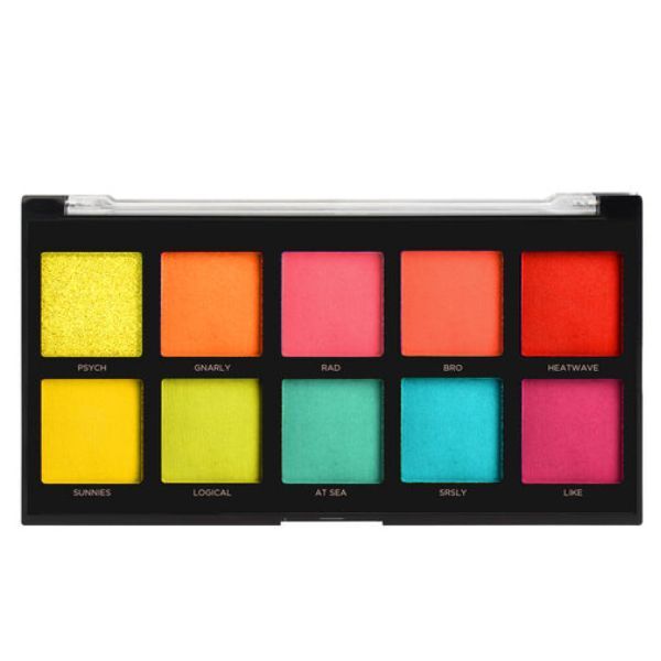 Profusion Cosmetics Neon - paleta očních stínů 10 odstínů
