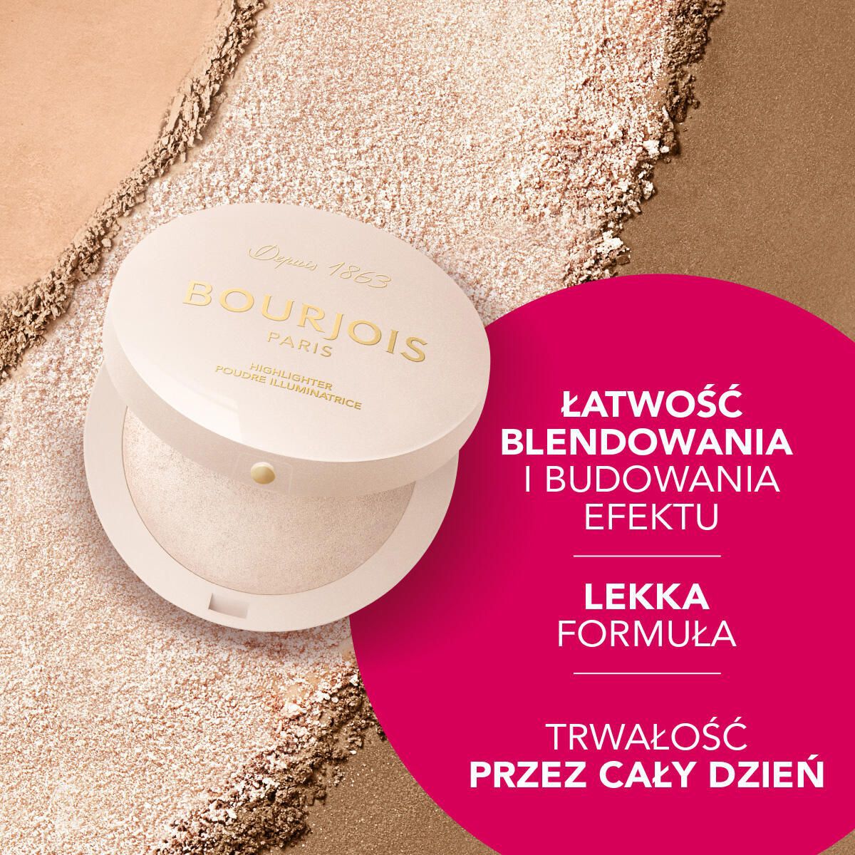 Oală rotundă Bourjois Maxi