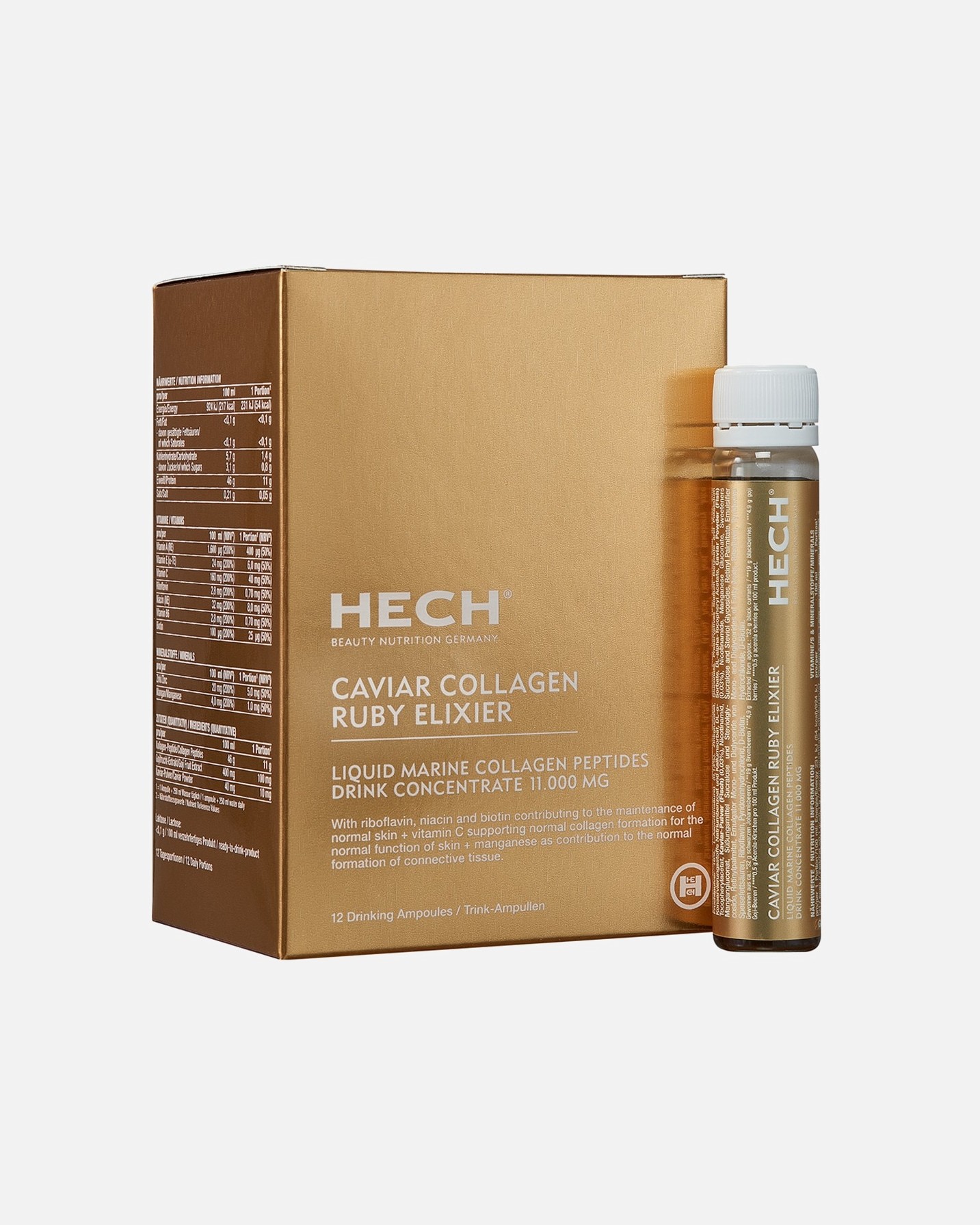 HECH maisto papildas CAVIAR COLLAGEN RUBY ELIXER - 300 ml