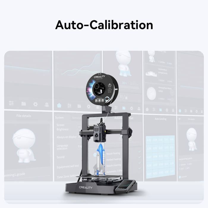 Imprimante 3D - BAZARLAND30 - Ender 3 V3 KE - 500 mm/s - Calibrage Auto - Buse 300 °C