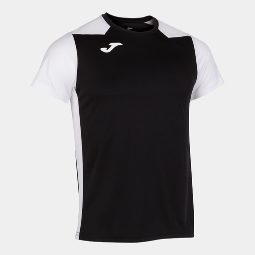 Camiseta Manga Corta Joma Record II Negro Blanco