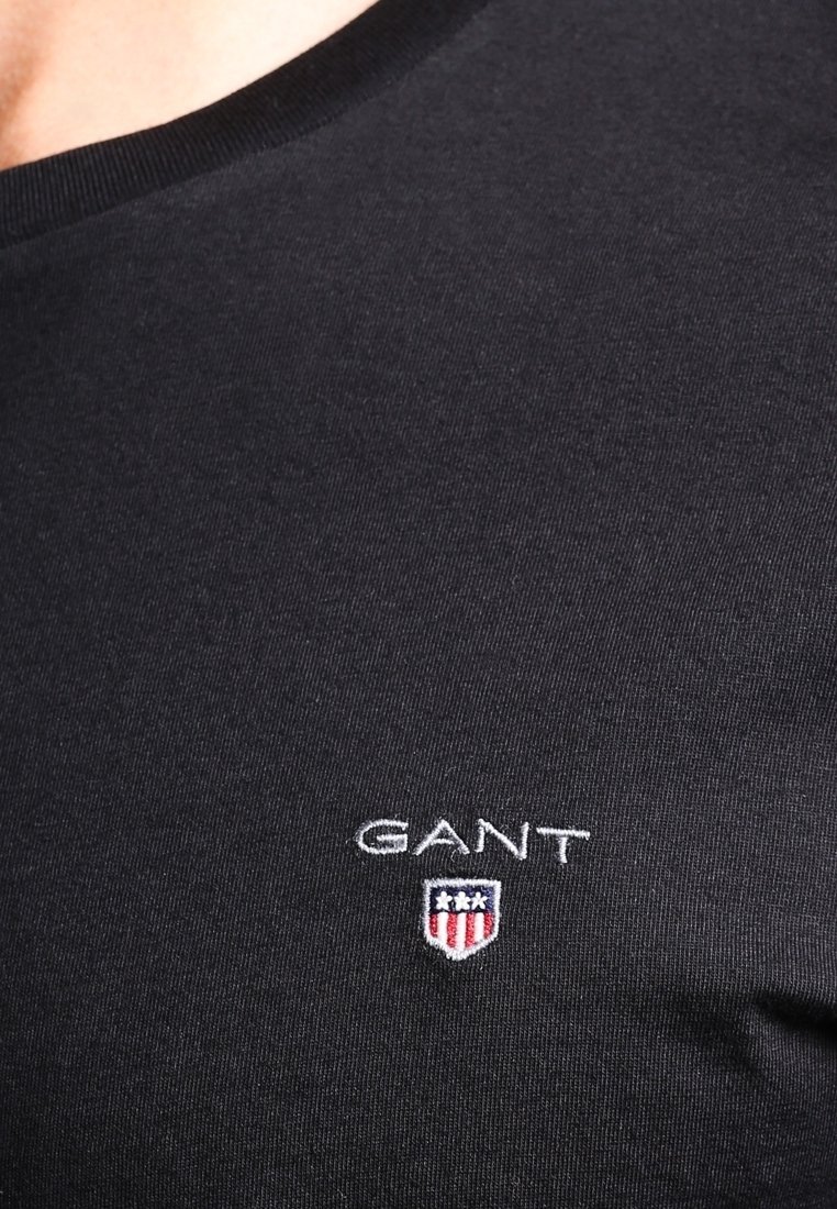 GANT Basic T-Shirt - schwarz