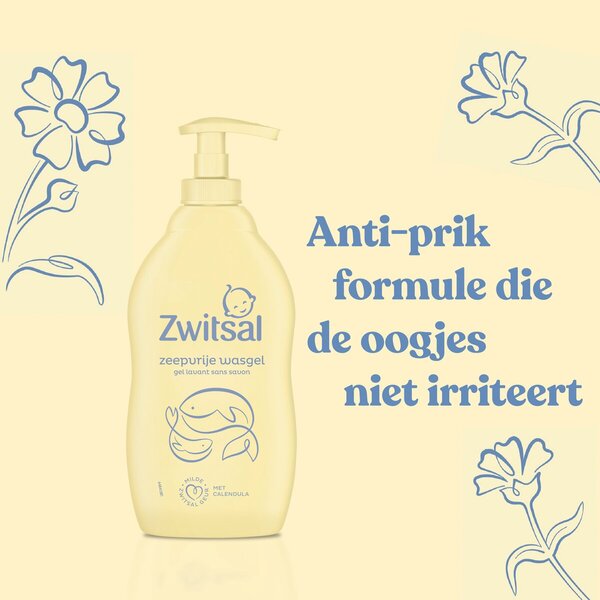 Zwitsal szappanmentes mosógél<br>400ml