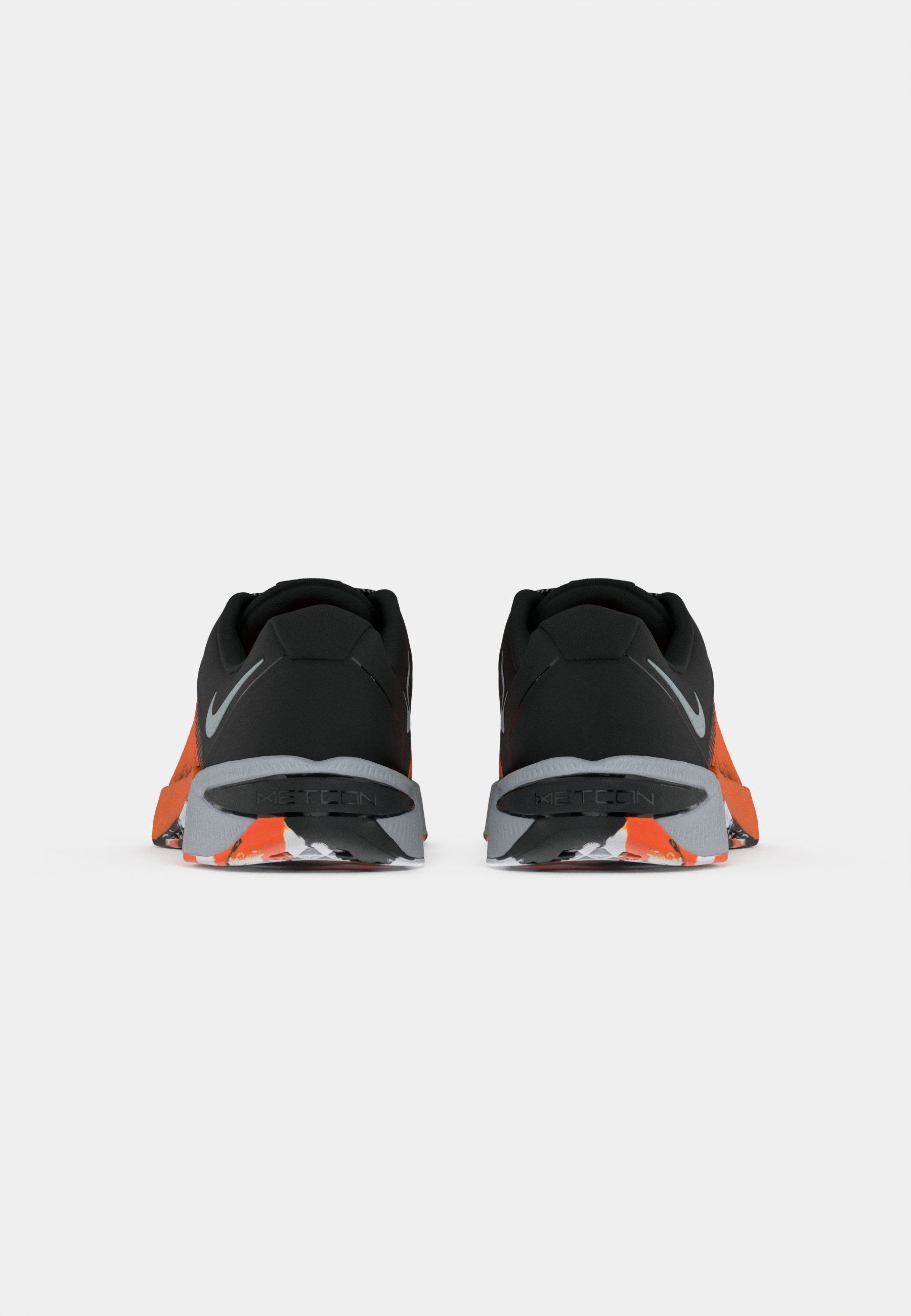 Nike Performance METCON 10 - Scarpa da allenamento - nero/grigio lupo/arancione fluo