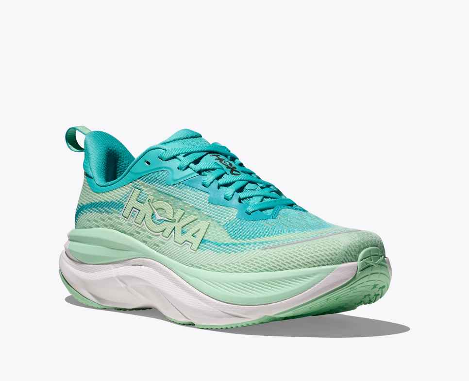 HOKA Skyflow Cielo Blue / Mint Fluoriet