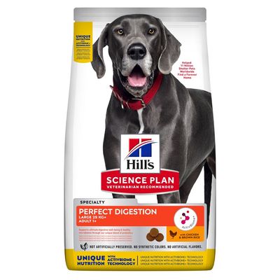 Hill's Science Plan Adult 1+ Perfect Digestion Large Breed with Chicken