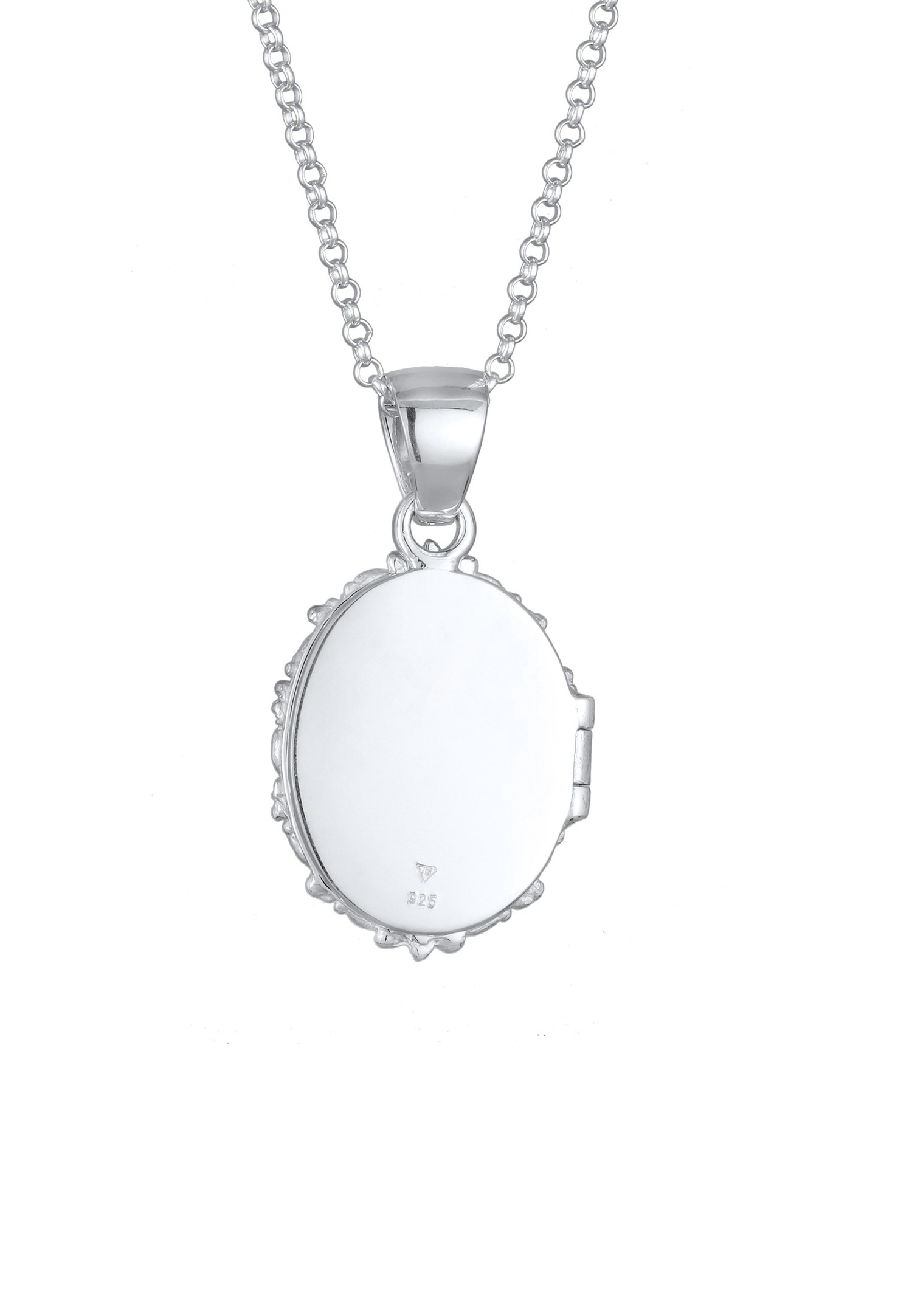Elli PREMIUM Amulette Médaillon Collier Femme (925/1000) Argent