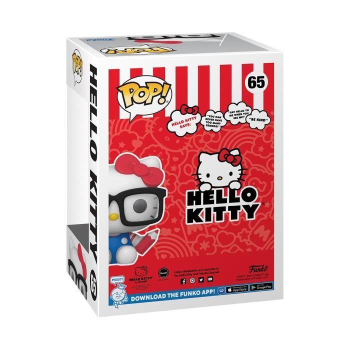 Figura coleccionable - FUNKO - Hello Kitty Nerd - Gris - Multicolor - Niño