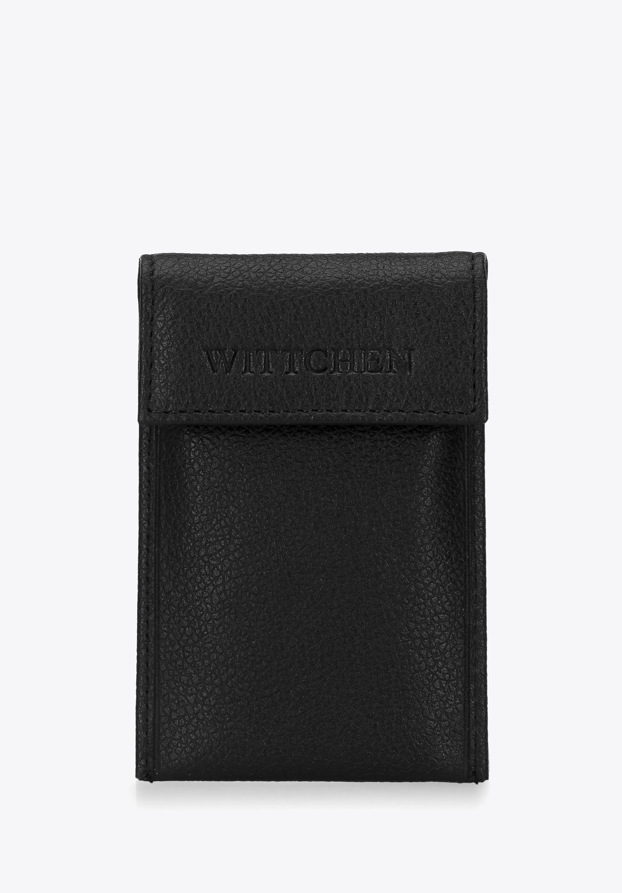 Skórzane etui Secure Signal na klucze samochodowe typu keyless czarne