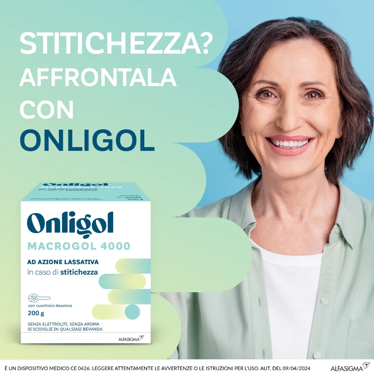 ONLIGOL en LAX KLISMA Onligol Macrogol 4000 laxeermiddel 200 g met maatbeker