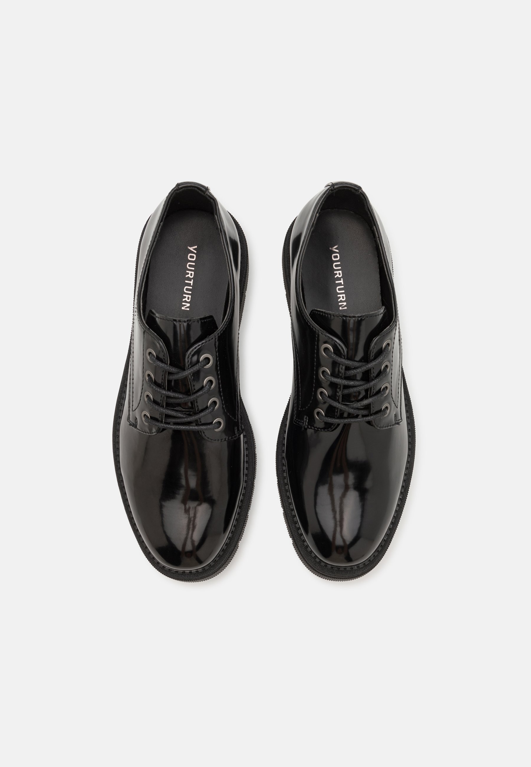 YOURTURN UNISEXE - Chaussures à lacets élégantes - noires