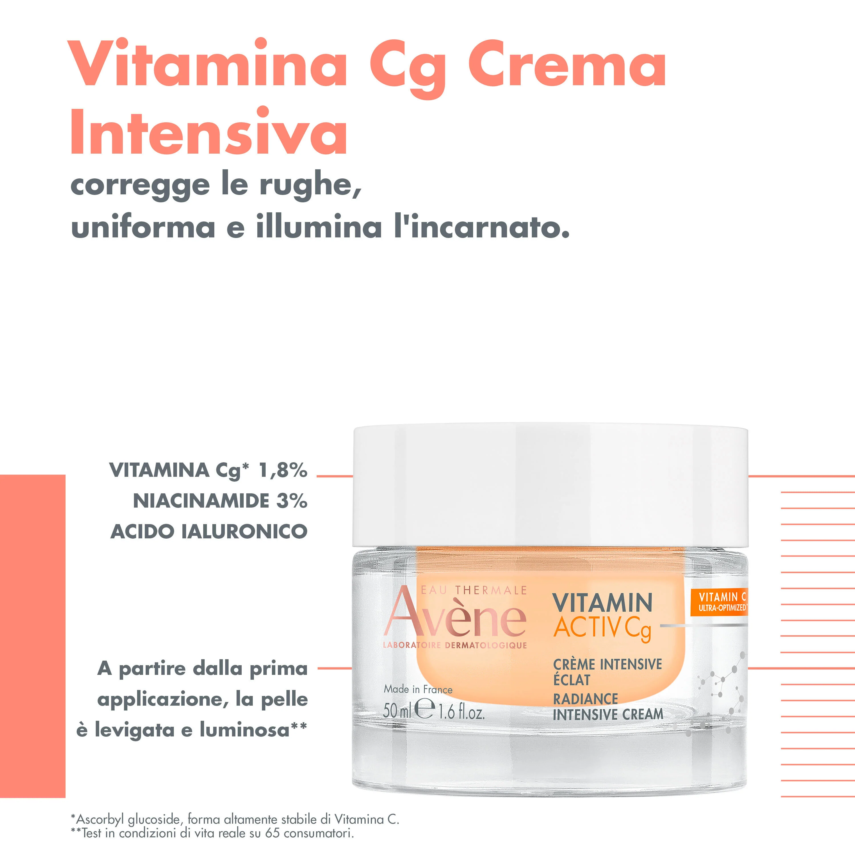 Vitamin Activ Cg Crema Intensiva Illuminante - Tratt.viso 24 ore illuminante, Tratt.viso 24 ore antirughe