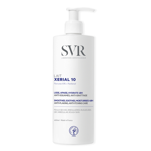 SVR XERIAL 10 itin praturtintas 48 val. kūno drėkiklis su šlapalu, 400 ml
