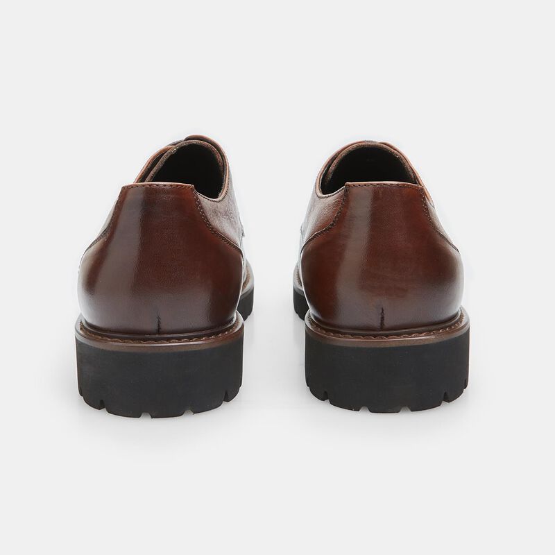 BATA Męskie skórzane buty sznurowane