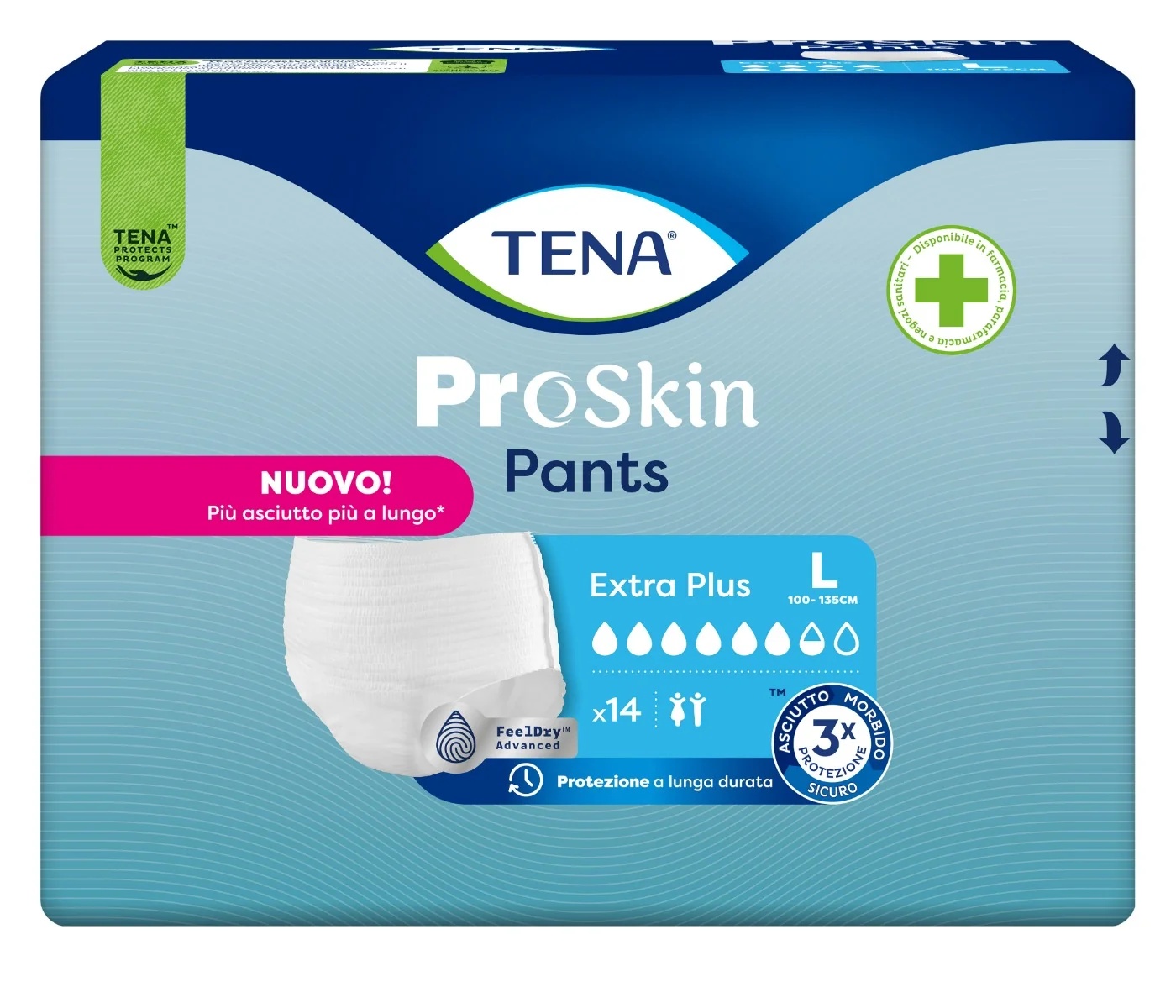 TENA Tena Pants Extra Plus L Windeln, 14 Stück, für Inkontinenz