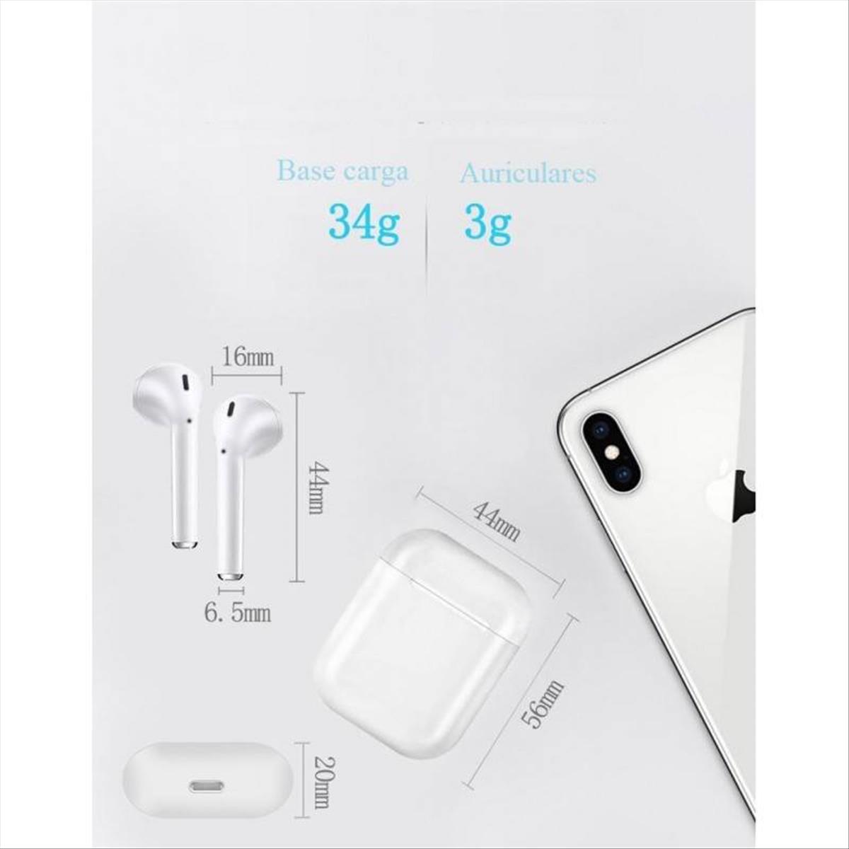 Fones de ouvido Bluetooth Smartek Tws-i12w Bluetooth V5.0 com controle tátil.