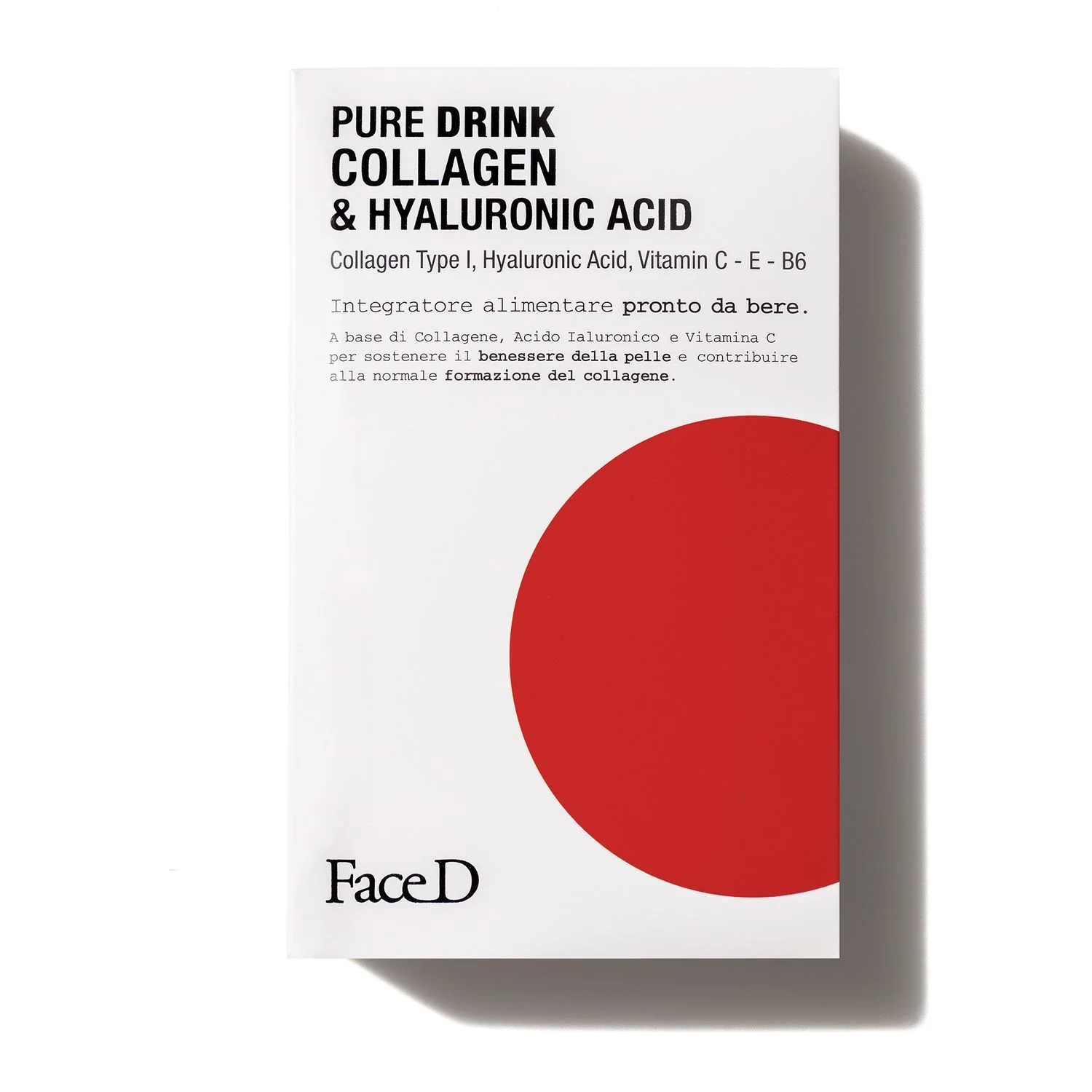 Integratori Pure Drink Collagen & Hyaluronic Acid - Integratore Pelle
