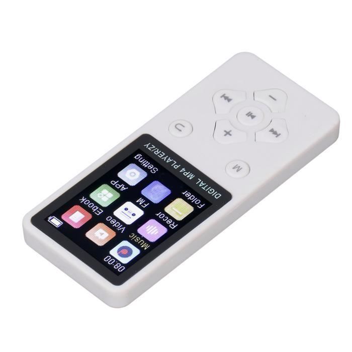 Reproductor MP3/MP4 - SALUTUYA - Delgado - Bluetooth 5.0 - 64 GB - HiFi con pantalla a color de 1,8 pulgadas