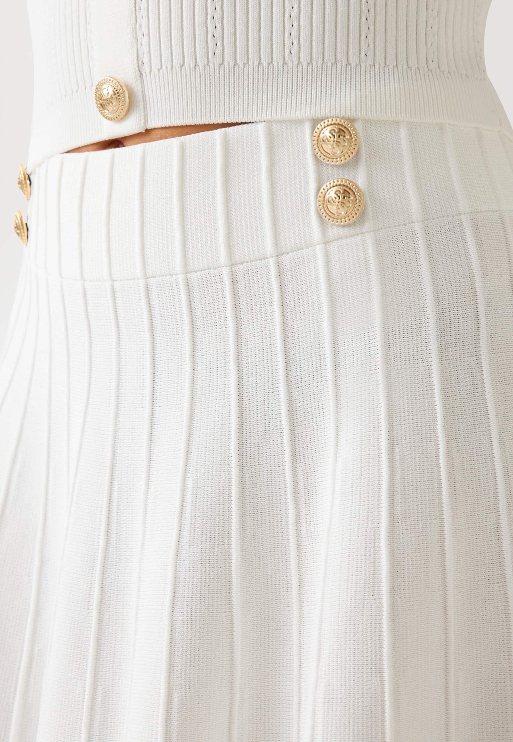 Guess korte plooirok - A-lijn rok - wit