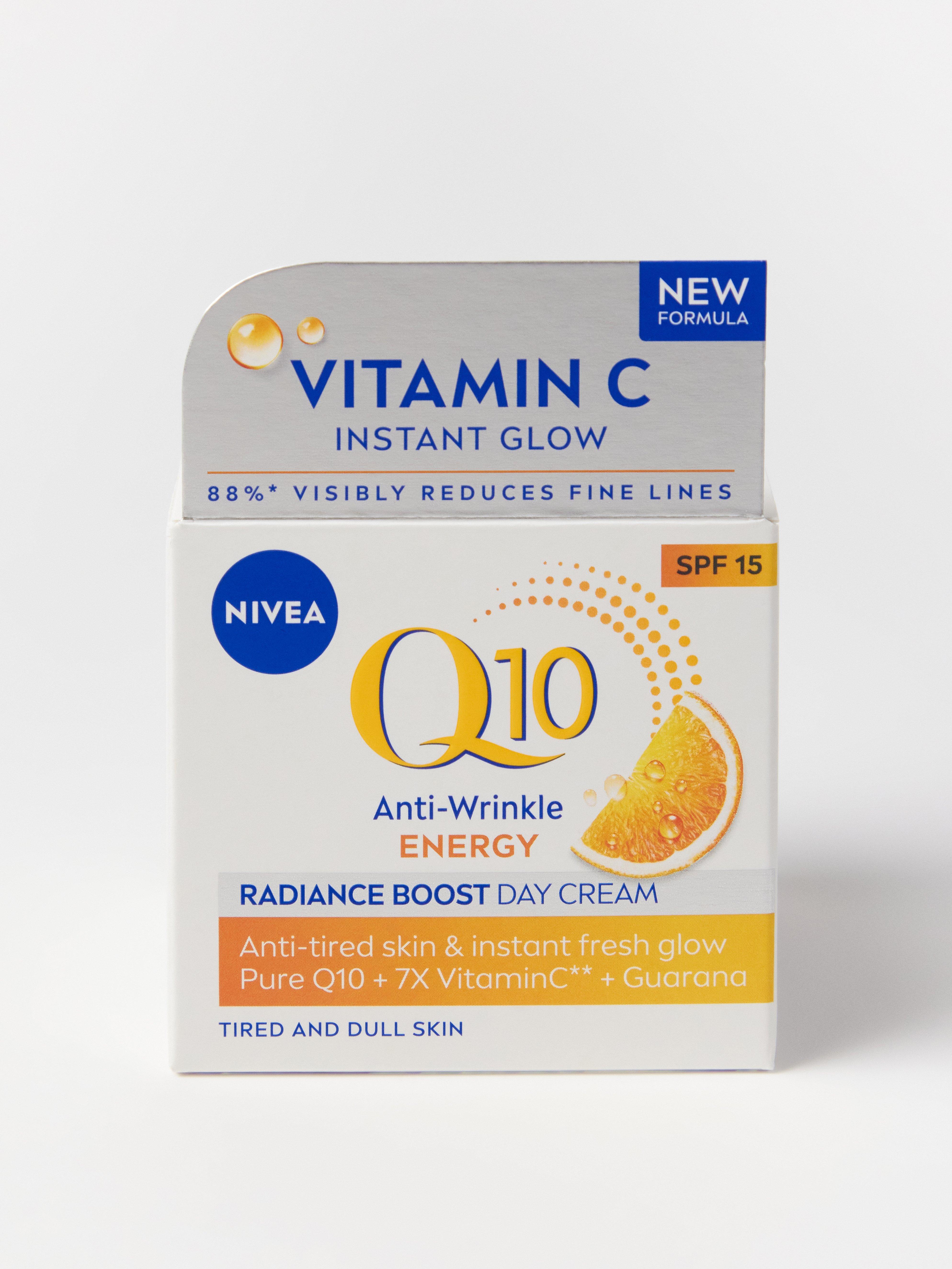 NIVEA Q10 Energy Dagkrem SPF 15 Uten farge