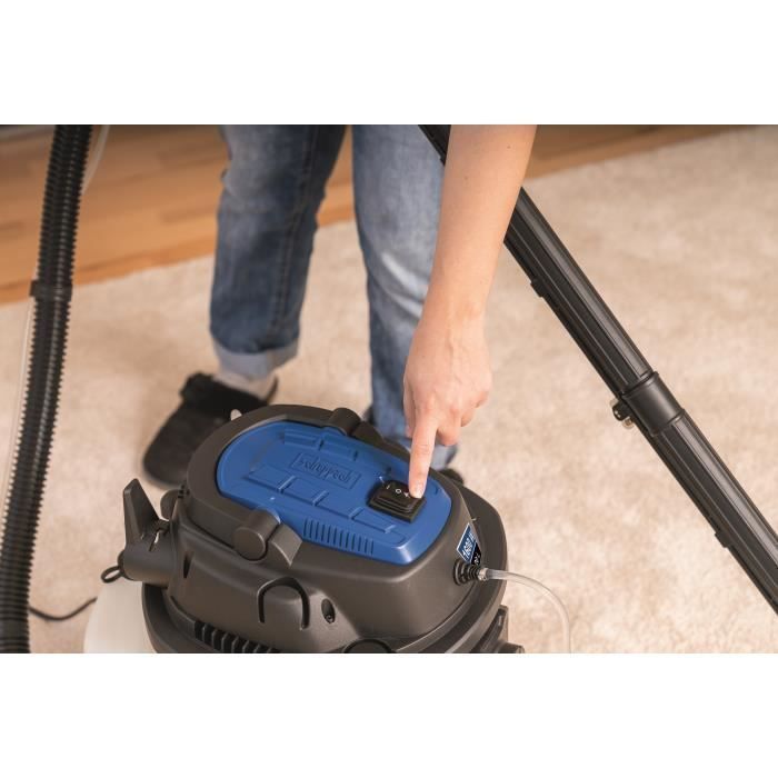 Scheppach SprayVac20 Wet & Dry Vacuum Cleaner - 1600W - Stainless Steel Tank - Grey - 5 in 1