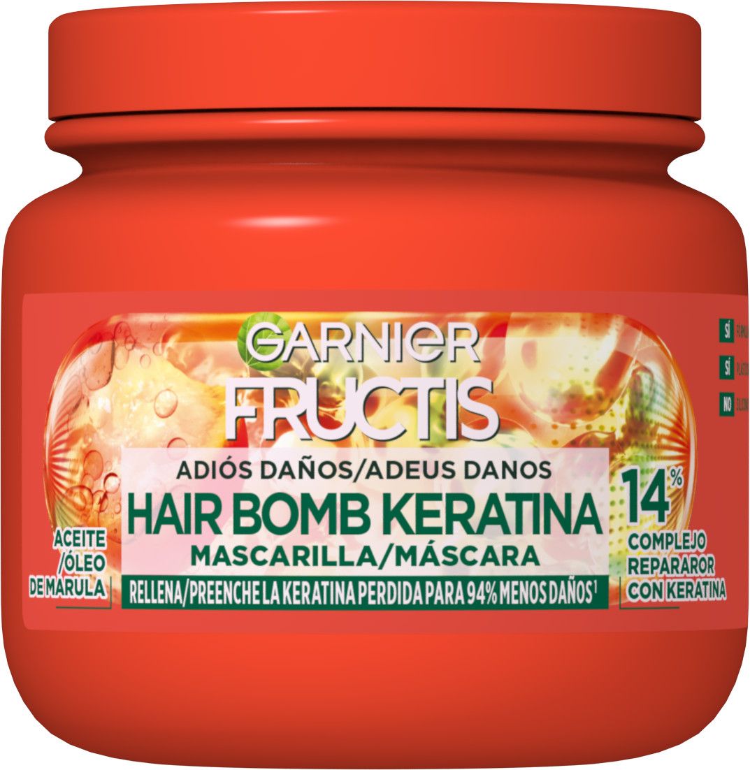 Fructis Goodbye Damage maska za lase za kodraste ali valovite lase Maske za lase