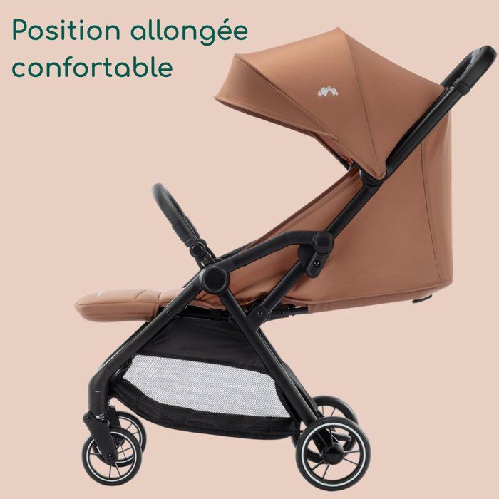 BEBECONFORT Sunlite, passeggino ultracompatto, comodo e leggero, dalla nascita fino a 4 anni, da 0 a 22 kg, color rame minerale.