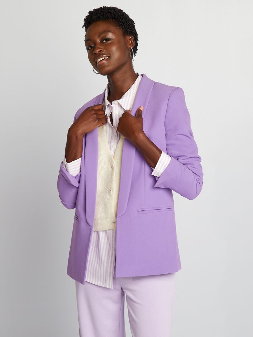 Blazer midi - ROXO
