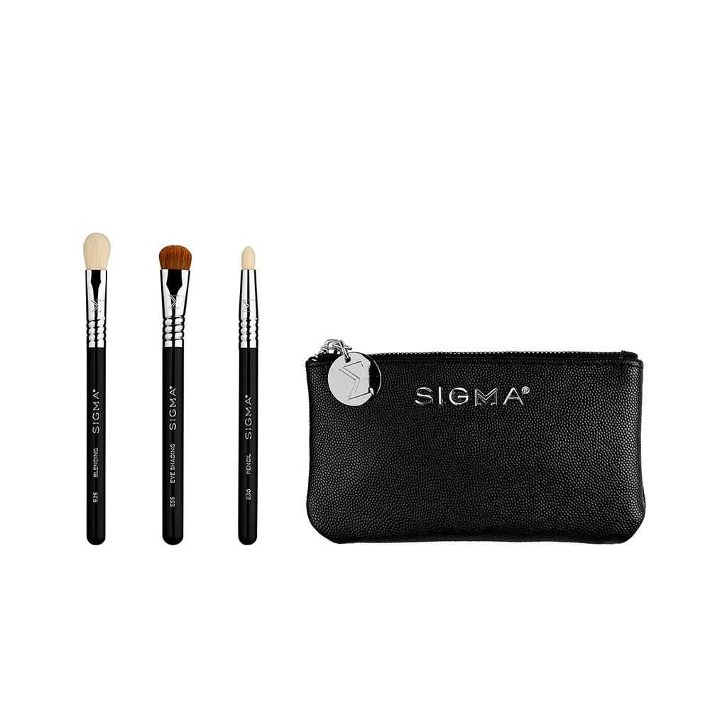 Komplet mini čopičev za oči Glam'n Go Set čopičev za ličenje