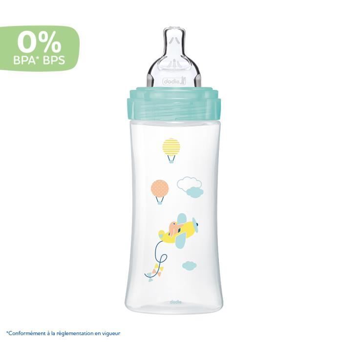 Dodie Sensation+ Anti-Kolik Babyflasche ab 6 Monaten, 330 ml