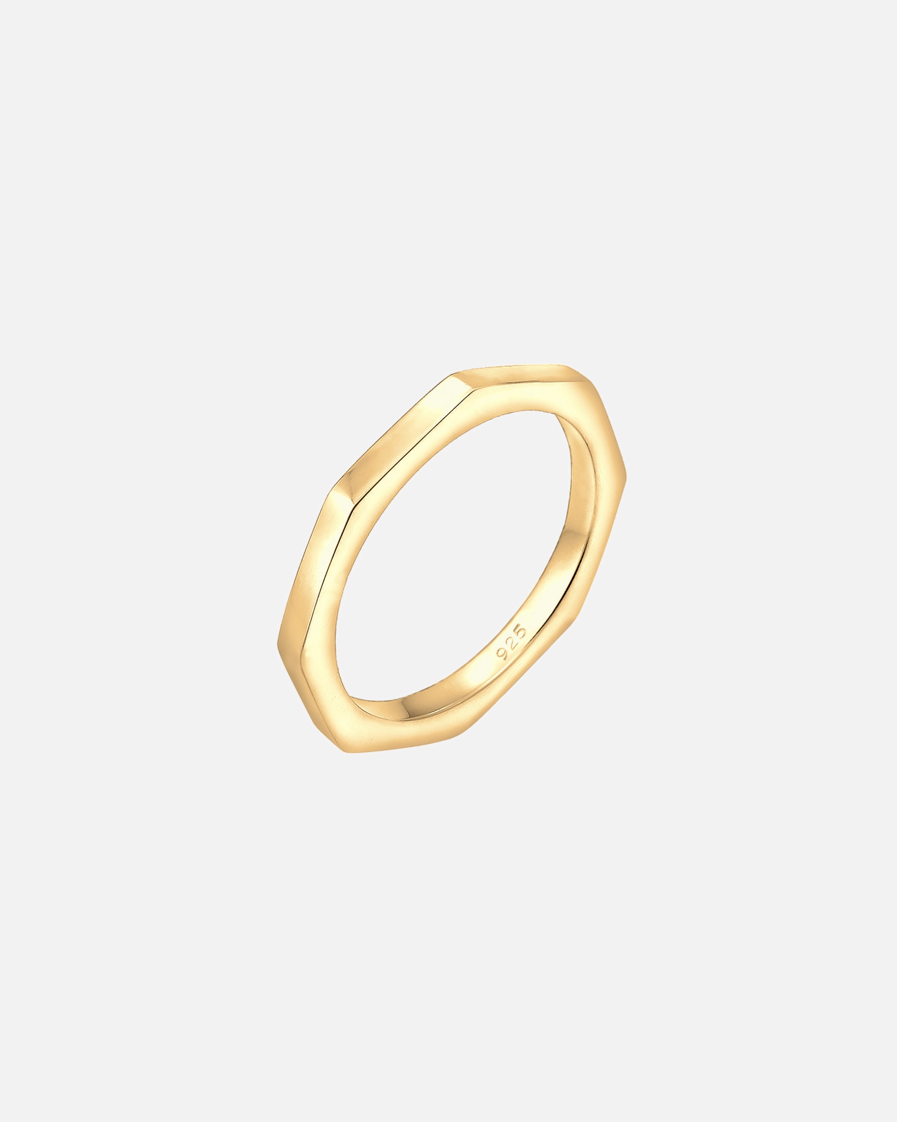 Elli Hexagon Geo Minimal 925 Sterling Silber