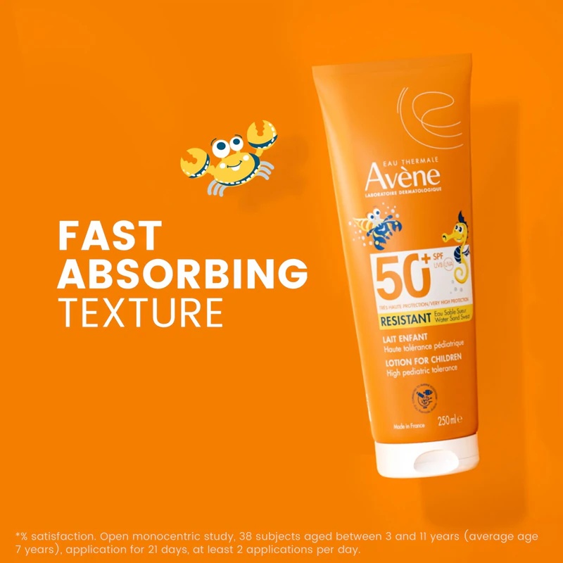 „Avène“ vaikams skirtas losjonas nuo saulės su SPF 50+