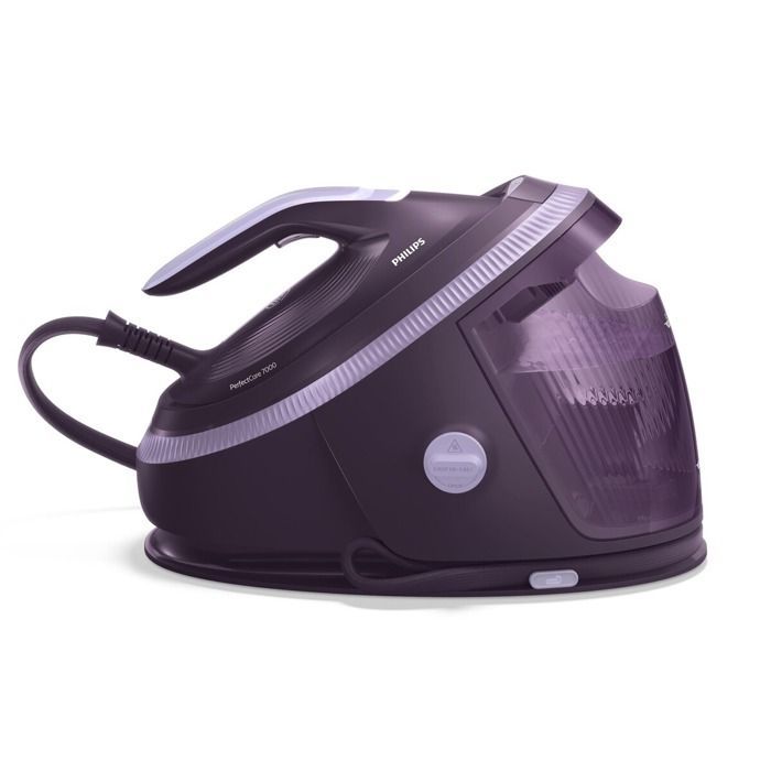 Ferro da stiro a vapore Philips PSG7200/30 PerfectCare Series 7000, colore malva, capacità 1,5 litri.
