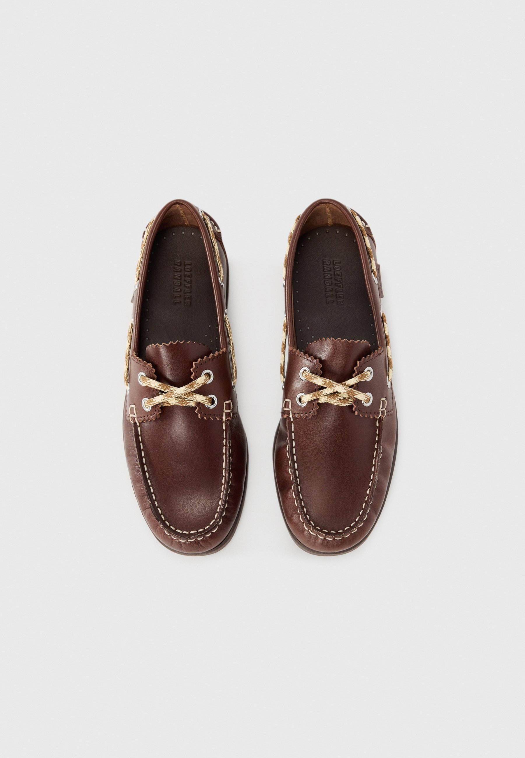 Loeffler Randall FRANCO - Scarpe da barca - espresso/marrone/burro