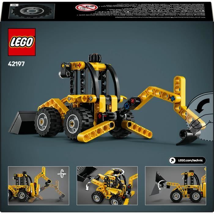 LEGO Technic 42197 Kaivurikuormaaja - Rakennussarja ja lahja 7-vuotiaille ja sitä vanhemmille pojille