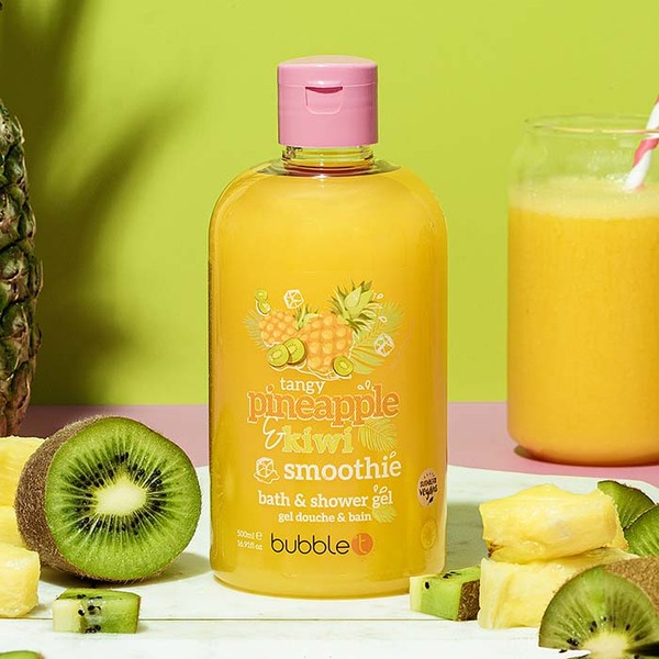 Bubble T Cosmetics Sprchový gel s ananasem a kiwi 500ml