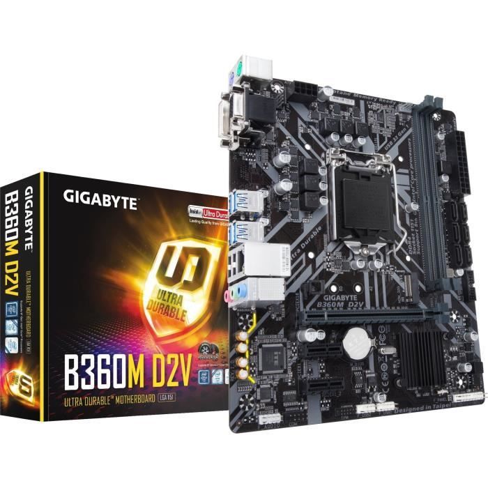 GIGABYTE B360M D2V Motherboard - Intel