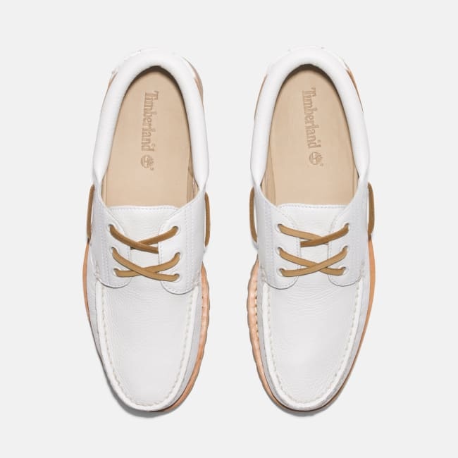 Scarpa da Barca Timberland® Authentic Handsewn                da Uomo in bianco