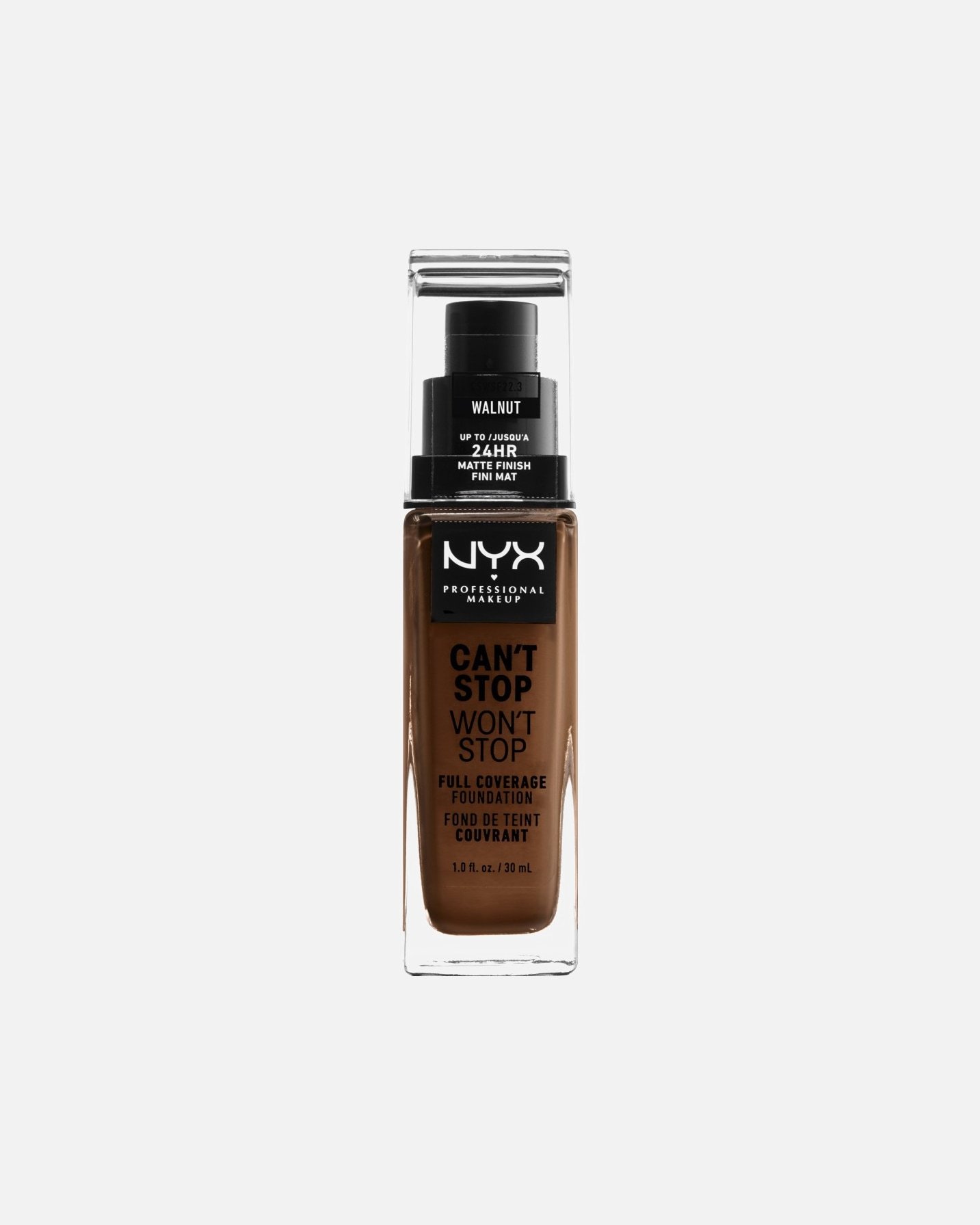 NYX Professional Makeup Foundation podlaga za ženske Can't Stop Won't Stop Full Coverage - 30 ml