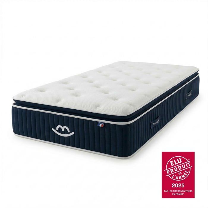Matelas luxe hybride mémoire de forme 90x190 épais 30cm - Victoria - Morphea